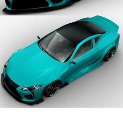 3D model Lexus LC500 Street Legal Edition