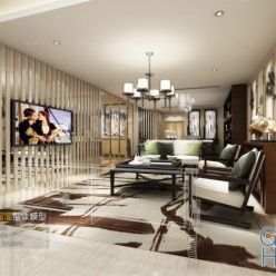 3D model Living room space B071