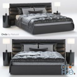 3D model Bed Onda by Natuzzi
