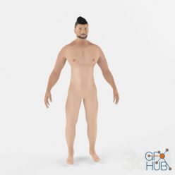 3D model Man