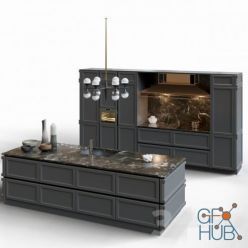 3D model Kitchen Snaidero Frame