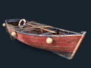 3D model Old fishing boat