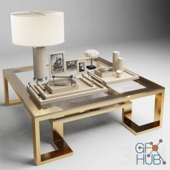 3D model Riviere decor on the table 109984 by Eichholtz