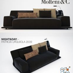 3D model Seating system Night&Day by Molteni&C