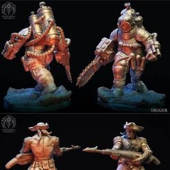 3D model Bestiarum Miniatures - Iron Crew November 2021 – 3D Print