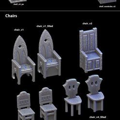 3D model City of Tarok - Furnishing – 3D Print