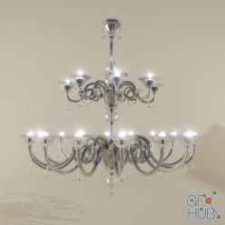 3D model Chandelier Sylcom 1380 16 + 8