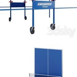 3D model Table Tennis Start Line Olympic in three positions