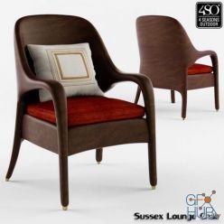 3D model Armchair Sussex Lounge