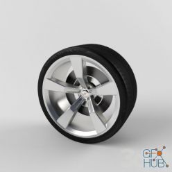 3D model Camaro wheel