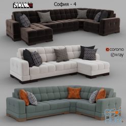 3D model Sofia Sofa - 4