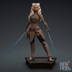 3D model Ahsoka Tano – Star Wars The Clone Wars – 3D Print