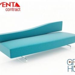 3D model Inventa Robespierre sofa