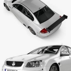 3D model Holden Commodore V8 Supercar 2012 Hum 3D