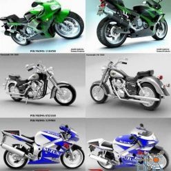 3D model Motorcycle collection