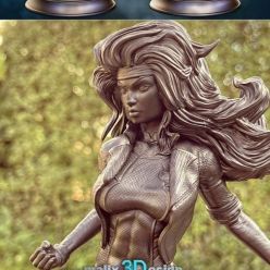 3D model Rogue (X-Men) – 3D Print