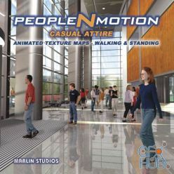 3D model Marlin Studio – Casual Walking people