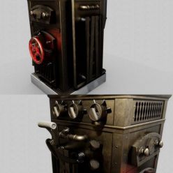 3D model Vintage Boiler PBR
