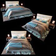 3D model Modern bed Michelle by Blest