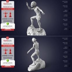 3D model Gollum & His Precious – 3D Print