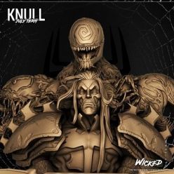 3D model Wicked - Knull Bust – 3D Print