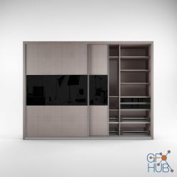 3D model Sliding wardrobe (max, obj)