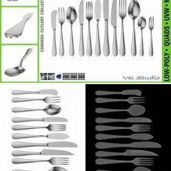 3D model CreativeMarket – Common Cutlery Set 12 Pieces