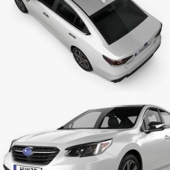 3D model Subaru Legacy Touring 2020