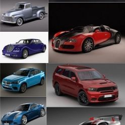 3D model Car 3D Model Bundle Mar 2019