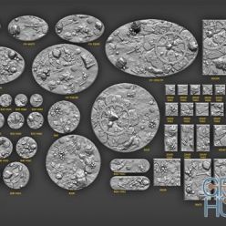 3D model Sons of Kashan Vra - Bases – 3D Print