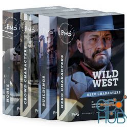 3D model BIG/MEDIUM/SMALL – Wild West Collection BUNDLE