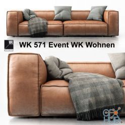 3D model Modular sofa WK 571 Event WK Wohnen