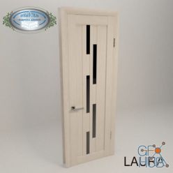 3D model Door New Style LAURA