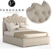 3D model Flora Queen bed Vanguard Furniture