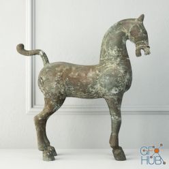 3D model Bronze Horse