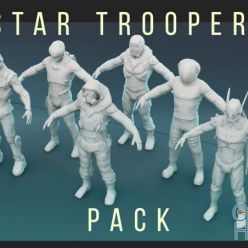 3D model CGTrader – Star Trooper Pack 3D models