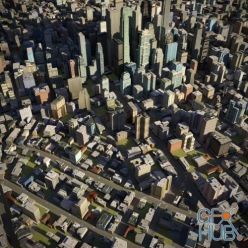 3D model CGTrader – City 23 Low-poly 3D model