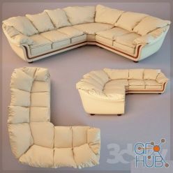 3D model Corner sofa