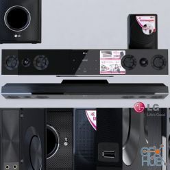 3D model Soundbar LG BB5520A (max, fbx, obj)