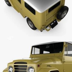 3D model Toyota Land Cruiser (J20) hardtop 1955