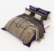 3D model Bed linen for winter