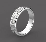 3D model Ring with patterns