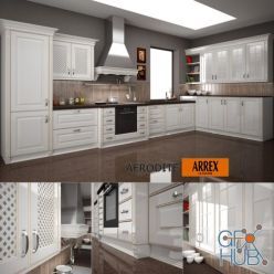 3D model Kitchen set Afrodite by Arrex