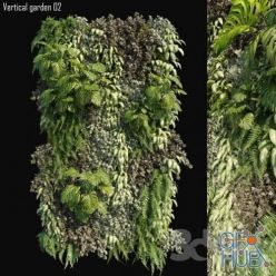 3D model Vertical garden 02 (max, fbx)