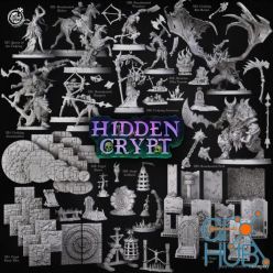 3D model Cast n Play - Hidden Crypt Full Set - 3D Print Models