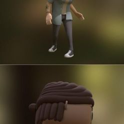 3D model Ellie Stylized Last Of Us Part II High Poly – 3D Print