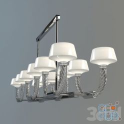 3D model Barovier&Toso Twins chandelier