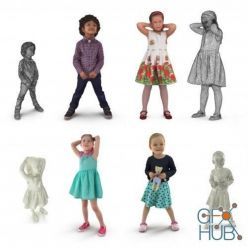 3D model Child Collection x4