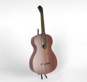 3D model Six-string guitar