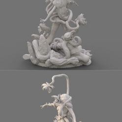 3D model Poison Ivy Statue – 3D Print